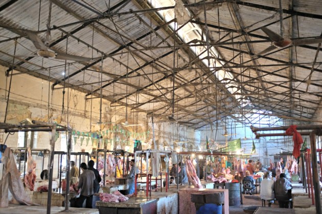 Empress Market - The Meat Section with designated space for butchers