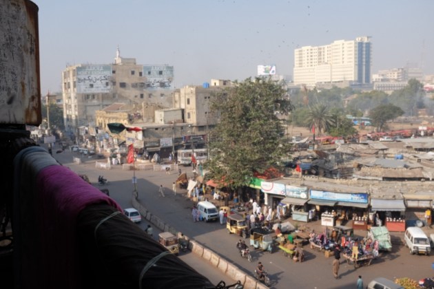 Empress Market - the view from the house opposite Empress Market