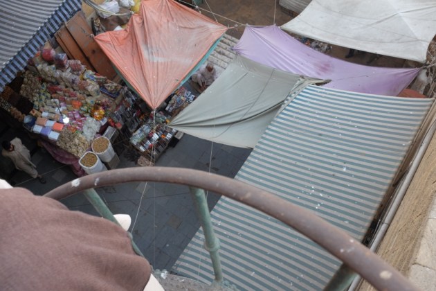 Empress Market - the view from the staircase leading to the clock tower