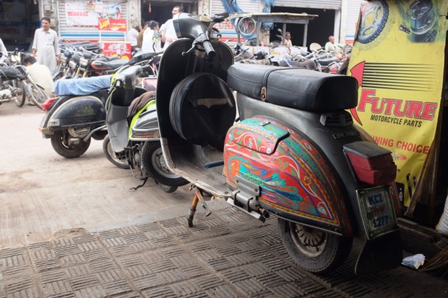 11 - A Vespa with truck art at Abdullah shworoom