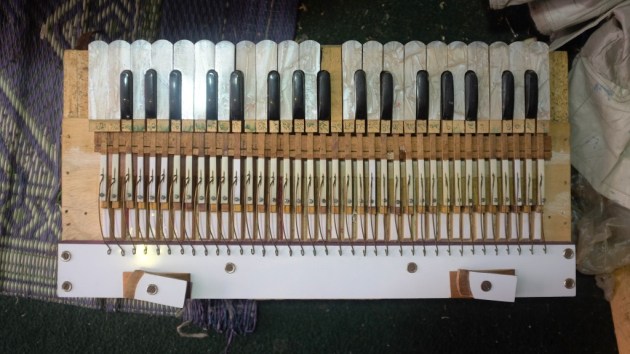 1 - A harmonium undergoing repair at Saleem and Sons