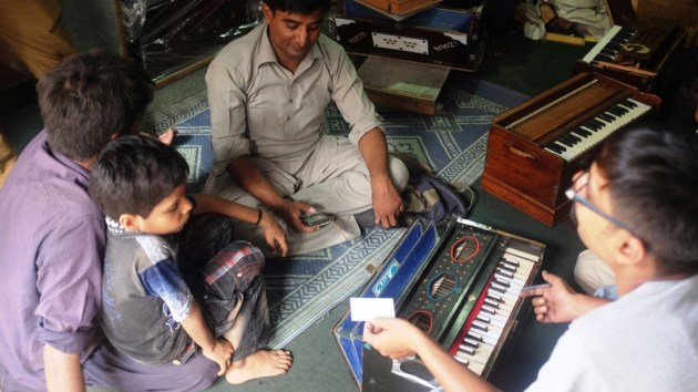 1 - A musician from Hyderabad gets his harmonium repaired from Saleem and Sons