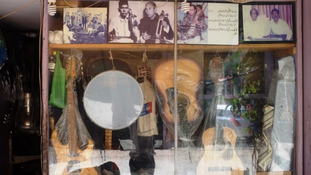 3 - Waheeds photo with Mehdi Hassan is proudly displayed at the entrance